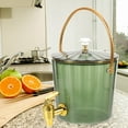 thumbnail image 1 of OULII Drinks Dispenser With Sealed Lid For Commercial Use 1Set Green Plastic, 1 of 8