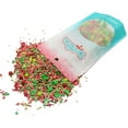 thumbnail image 3 of The Gift of Christmas - 8 Oz Resealable Bag - Christmas Themed Sprinkle Mix - Featuring Red and Green Jimmies, Christmas Tree Quins, Red and Green Pearls, and More - Ice Cream and Cake Sprinkles, 3 of 5
