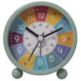 thumbnail image 1 of Learning Clock For Kids - Telling Time Teaching Clock - Kids Wall Clocks For Bedrooms - Kids Room Wall Decor - Analog Kids Clock For Teaching Time - K, 1 of 5