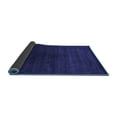 thumbnail image 2 of Ahgly Company Indoor Square Abstract Blue Contemporary Area Rugs, 8' Square, 2 of 4