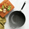 thumbnail image 4 of Nordic Ware Verde Ceramic Nonstick 12 Inch Wok With Easy Cleaning, 4 of 6
