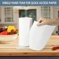 thumbnail image 3 of 1 Pc Transparent Acrylic Paper Towel Stand Holder Freestanding Countertop Kitchen Dispenser, 3 of 6