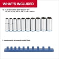 thumbnail image 2 of Hyper Tough 11-Piece 3/8 in Drive Deep Metric Socket Set, 2 of 14