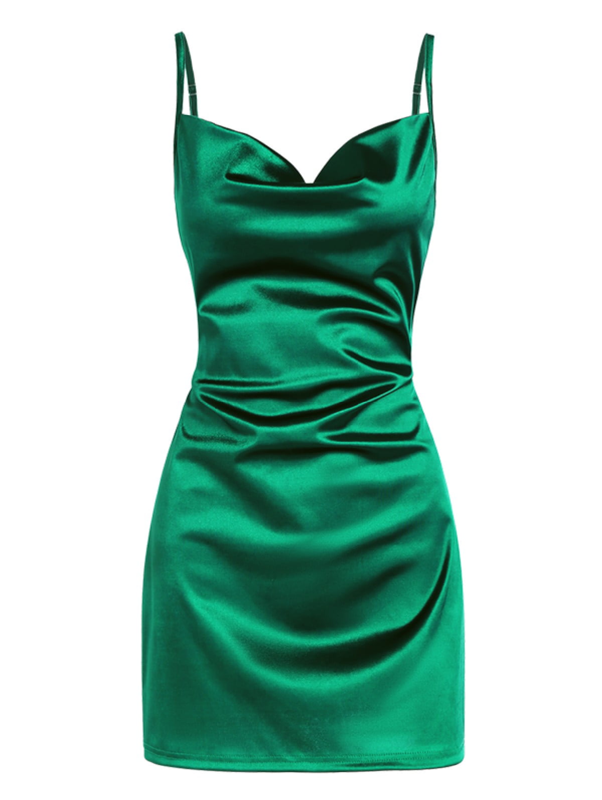 green emerald velvet dress Amazon.com: CUPSHE Women Satin Dress Backless One Shoulder Short Sleeves  Midi High Low Hem Cocktail Party Dress Emerald Green with Zipper L :  Clothing, Shoes & Jewelry main image 0
