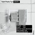 thumbnail image 1 of Toallero eléctrico de aluminio shaofei para baño 45-70 Calentador de toallas y porta toallas blanco, 1 of 5
