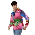 thumbnail image 4 of Lsque inside out 2 for Mens Full-zip Hoodie, Zip-up Pullover Hooded Sweatshirt, Kangaroo Pocket Hoodie Ideal for Daily Wear, Travel, and Home-X-Large, 4 of 8