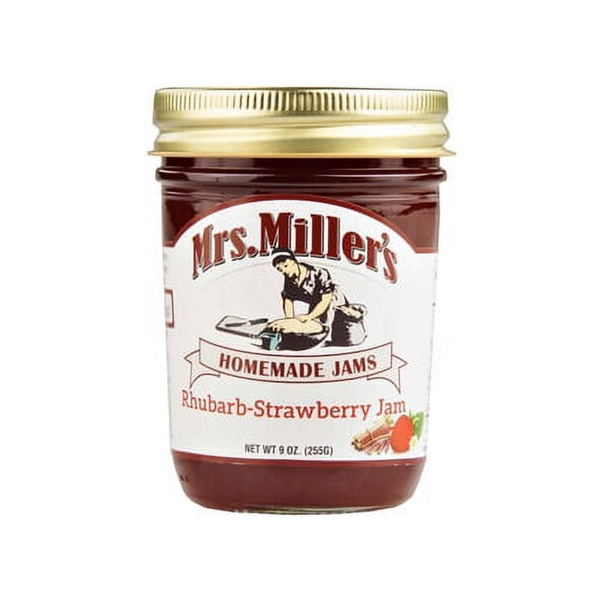 Mrs. Miller's Homemade Rhubarb Strawberry Jam, 1 ct.
