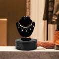 thumbnail image 5 of Tineasur 1Set Outdoor Indoor Electric Rotating Display Stand Black Plastic Jewelry Display Base, 5 of 8