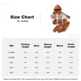 thumbnail image 5 of Kids Toddler Boy Clothes Flannel Plaid Hoodied Tops + Casual Pants Infant Boys Fall Winter Outfits, 5 of 12