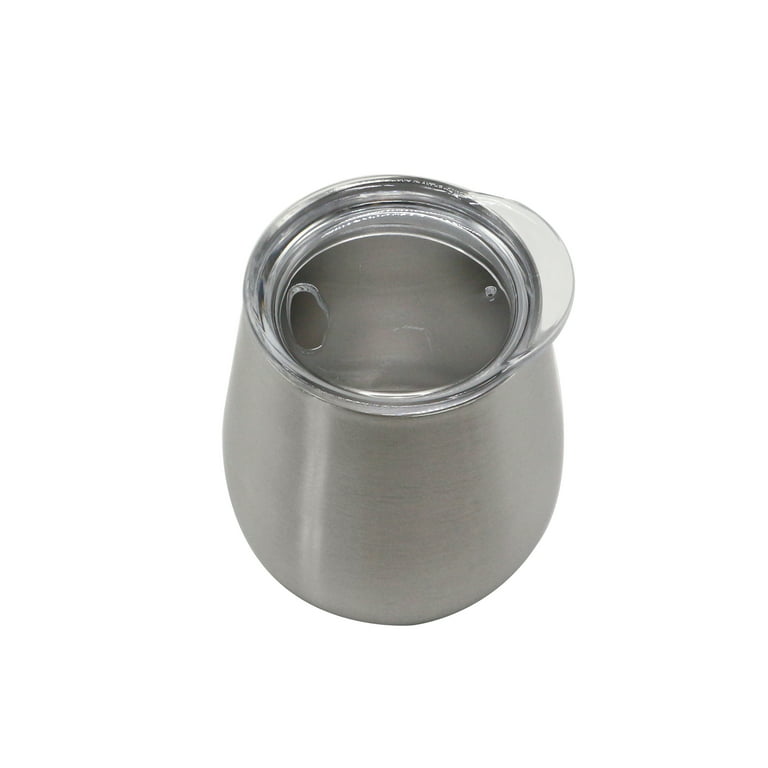Double-Walled Polished Stainless Steel Drinking Cup