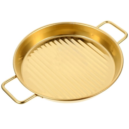 

FRCOLOR Stainless Steel Pizzas Pan Pizzas Tray with Handles Pizza Tray for Oven Pizza Baking Supplies