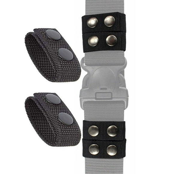 2 Nylon Fabric Buckles for Securing Belt Safety Buckles Black