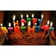thumbnail image 3 of Velas de cumpleaños del alfabeto Velas de pastel Velas con letras de feliz cumpleaños (oro rosa) oso de fresa Electrónica, 3 of 5