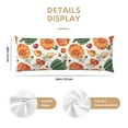 thumbnail image 3 of Lsque Autumn Pumpkins Body Pillow Case Cover,Ultra-Soft Microfiber Bed Pillow Cases 20x54 inches,Elegant Bedding,Breathable Durable Pillow Cover with Envelope Closure, 3 of 8