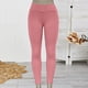 thumbnail image 1 of Pantalones de yoga para mujer Pantalones deportivos de cintura alta para entrenamiento de ocio (Rosa S), 1 of 7