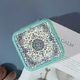 thumbnail image 4 of Autua Rug Cross Stitch Qajar Jewelry Storage Box for Necklaces Rings Green, 4 of 5