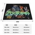 thumbnail image 4 of Manta de aire acondicionado Zootopia, manta de felpa de franela suave, manta de cama, manta de sofá para adolescentes, niños, niñas, niños, hombres, mujeres, 4 of 8