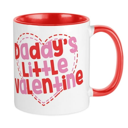 

CafePress - Daddy s Little Valentine Mug - Ceramic Coffee Tea Novelty Mug Cup 11 oz