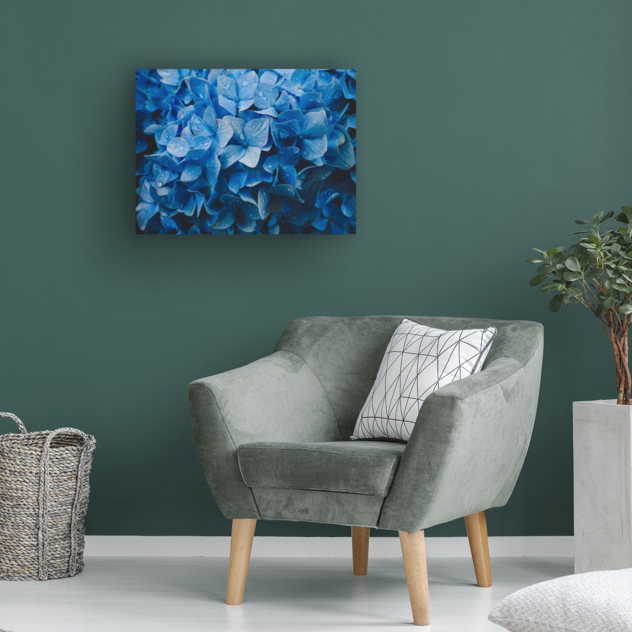 Trademark Fine Art K Tsunoda Hydrangea Canvas Wall Art