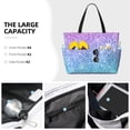 thumbnail image 3 of Honeii Multicolor Glitter for Tote Bag with Adjustable Strap,Beach Bag, Waterproof Sandproof Beach Tote Bag, Large Capacity Foldable Beach Bags, 3 of 7