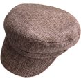 thumbnail image 5 of CoCopeaunts Beret Hat Vintage Men Women Cap Spring Autumn Linen Flat Newsboy Cap Artist Painter Sailor Hat Casual Berets, 5 of 7