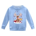 thumbnail image 4 of Hfolob Chandail en Molleton pour Filles Automne Hiver à Manches Longues Imprimé de Noël Col Rond pour Garçons Filles Plus Chaud en Polaire, 4 of 4