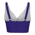 thumbnail image 6 of Ticikt Women's Push Up V Neck Bikini Tops Criss Cross Back Padded Bathing Suit Top Only, 6 of 6