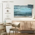 thumbnail image 4 of Elephant Stock Beach Crest Wall Art - Horizontal Canvas Wall Art - Living Room Wall Decor - Abstract Canvas - Blue And Beige Decor By Norman Wyatt Jr. - 36" x 24", 4 of 4