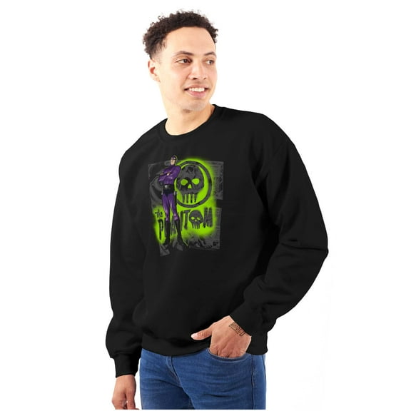 the Phantom Skull Cave Comic Book Sweatshirt for Men or Women Brisco Brands S