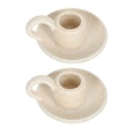 thumbnail image 2 of EeaseMX 2 candelabros de cerámica para decoración de escritorio de estilo nórdico, elegantes, 2 of 8