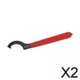 thumbnail image 1 of Llave de gancho C,Llave de gancho C Portabrocas de alto rendimiento,Llave de gancho C de acero con mango antideslizante rojo,Llave tipo C Tuerca de portabrocas Premium,Tuerca de sujeción de, 1 of 7