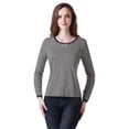 thumbnail image 3 of Richie House Women's Striped Pullover Sweater RH2056-L, 3 of 7