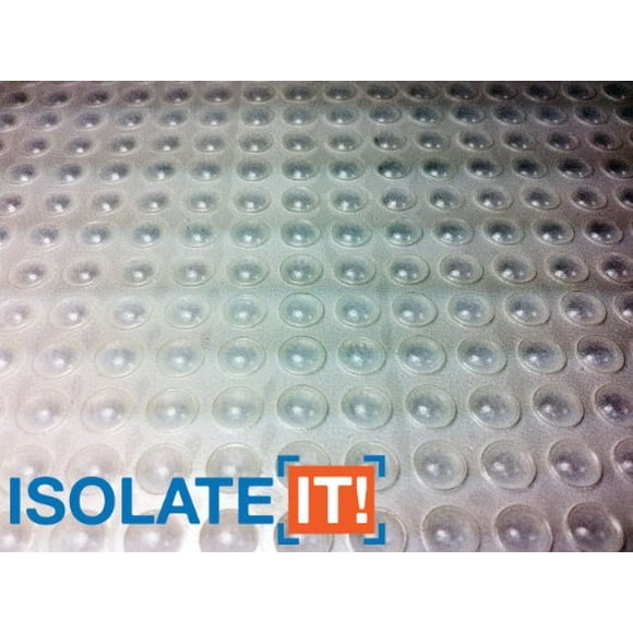 Petit Transparent 5/16 Pouces (7.9mm) Dia x 0.085 Pouces (2.2mm) H Pare-Chocs Ronds pour Armoires et Meubles - Lot de 225