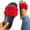 Red, variant on Dakaela Women's Slides Sandals Flower Open Toe Summer Beach Slippers Comfortable Casual Flat Walking Slip on Shoes Black Size 6.5