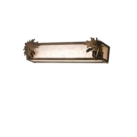 

MEYDA 14210 26 in. W Oak Leaf Vanity Light