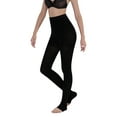 thumbnail image 3 of AMZAM Compression Pantyhose for Unisex, 20-30mmhg, Open Toe, Black S, 3 of 6