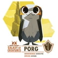 thumbnail image 2 of Boy's Star Wars: Galaxy of Creatures The Porg Graphic Tee White Small, 2 of 4