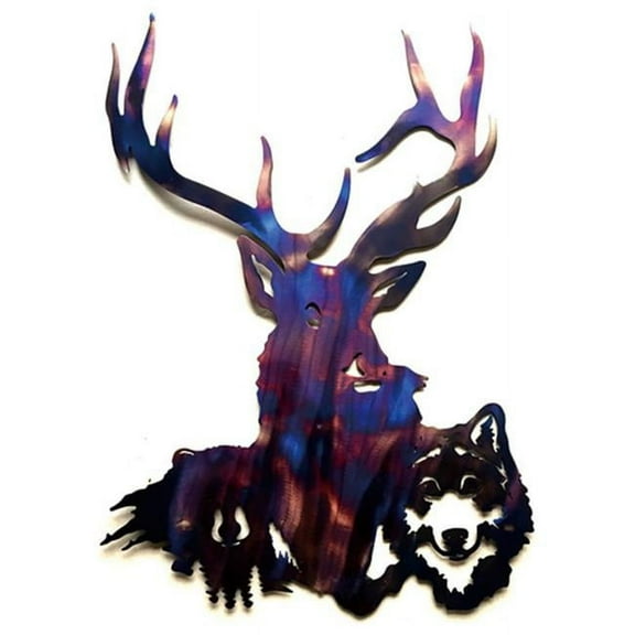 Peterson Artwares PH1707 Wildlife Metal Wall Art