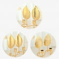 thumbnail image 4 of Metal Holder Decorative Candelabra Leaf Candlestick Ornaments for Bedroom Decoration Wedding Party Stand, 4 of 8