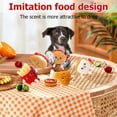 thumbnail image 3 of Duuclume 5-Piece Fast Food Themed Plush Dog Chew Toys Set for Small & Medium Dogs, 3 of 5