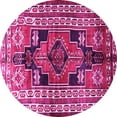 thumbnail image 1 of Ahgly Company Indoor Round Persian Pink Traditional Area Rugs, 6' Round, 1 of 4