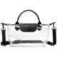 thumbnail image 1 of Bolsa transparente con diseño de bandolera pequeña aprobada por BOSTANTEN Stadium, color negro, 1 of 6