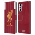 thumbnail image 1 of Head Case Designs Officially Licensed Liverpool Football Club 2019/20 Kit Home Leather Book Wallet Case Cover Compatible with Samsung Galaxy S21+ 5G, 1 of 6