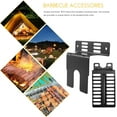 thumbnail image 2 of Ensemble de 2 Supports de Moteur de Rôtissoire en Acier Inoxydable Plaques de Support de Moteur de Barbecue Universelles Outils de Camping en Plein Air, 2 of 7