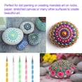 thumbnail image 4 of Mandala Dotting Tools Stencil Kit, Rock Painting Kit Dotting Tools Art Supplies for Rocks, Paper, Stretched Canvas, 4 of 7