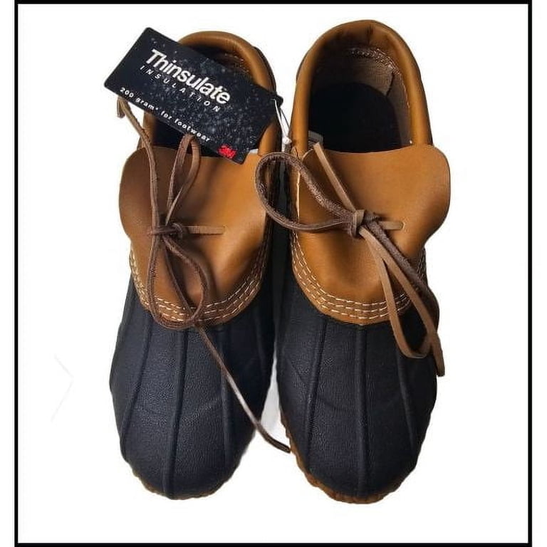 Propet M3784 Mens Slip-On Duck Boots Brown Leather Waterproof Sole Size 10 3E XW Soggs Thinsulate Men main image 4