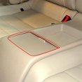 thumbnail image 4 of Reposabrazos trasero para coche, portavasos, cortina, para W204, W207, soporte deslizante para bebidas, persiana enrollable, color beige, 4 of 5