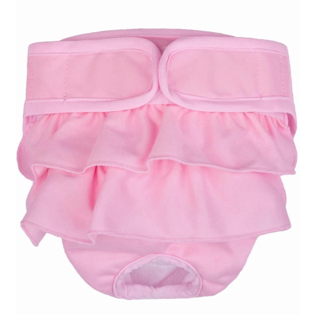 Domestic Panties for Dogs, Menstrual Period, Washable & Reusable, XX-Large, Pink