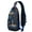 Exotic Summer F, variant on Summer Beach Sling Backpack, Lightweight Crossbody Daypack with Tropical Hibiscus and Palm Leaves, Anti-theft Travel Bag for Commuting and Short Trips