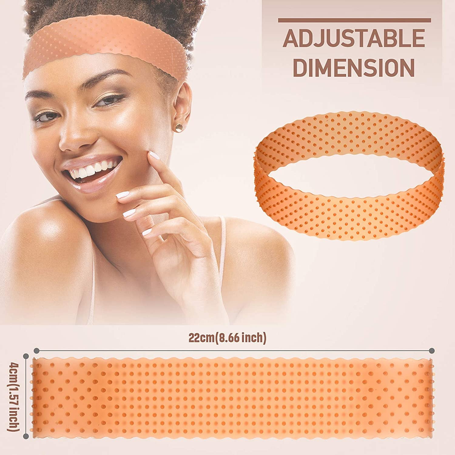 Silicone Wig Grip Headband | Non Slip Headband Upgraded 2.0